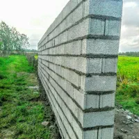 معماربنایی بلوک چینی سیمانکاری سیاه و سفید...