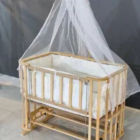 تخت کنار مدل چوبی