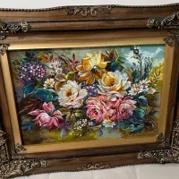 تابلو فرش ابریشمی دستبافت تبریز