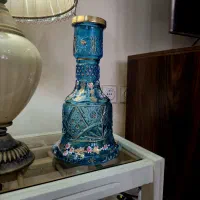 شیشه قلیان تنگ قلیون حاج اوغلی طلا کوب