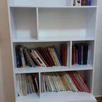 جا کتابی با دو کشو|کتابخانه، شلف، قفسه‌های دیواری|قائم‌شهر, |دیوار