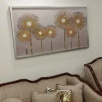 تابلو قاصدک ۱۳۰×۷۰ طرح برجسته شاین تکسچر