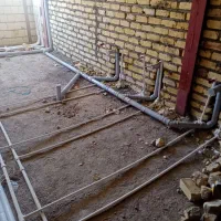 لوله کشی اب و فاضلاب شوفاژ،نصب شیر الات،