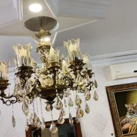 لوستر برنز ۱۲ شاخه سنگین
