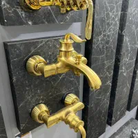 ست شیرالات تمام برنج|مصالح و تجهیزات ساختمان|اصفهان, سرچشمه|دیوار