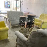 مبل چستر ۷نفره بامیز عسلی|مبلمان خانگی و میز عسلی|پاکدشت, حصار امیر|دیوار