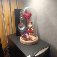 دختر داخل شیشه حبابی نو