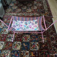 ننو سنتی باسرویس خواب بسیار کم جا به همراه کیف حمل|اسباب و اثاث بچه|تهران, جنت‌آباد مرکزی|دیوار