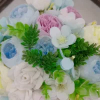 تعدای گل زیبا برای دکور|گل مصنوعی|نهاوند, |دیوار