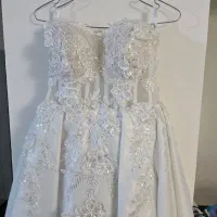 لباس عروس اروپایی چاک دار