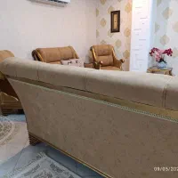 مبل هفت نفره کاملا سالم|مبلمان خانگی و میز عسلی|رشت, معلم|دیوار