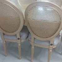 صندلی پلیمری طلایی