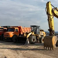 خاکبرداری گودبرداری لودر بیل کامیون گریدر