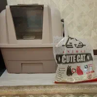 باکس خاک مسقف نیمه اتومات Catit|لوازم جانبی حیوانات|تهران, شهرآرا|دیوار