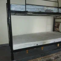 تخت دوطبقه فلزی|تخت و سرویس خواب|ایذه, |دیوار