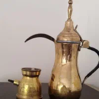 دله عربی اصل و قهوه جوش برنجی