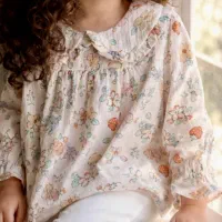 شومیز موسلین خنک وکولردار