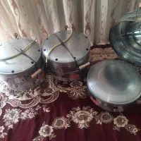 تنورک گازی دوشعله بالا و دوشعله پایین گرد
