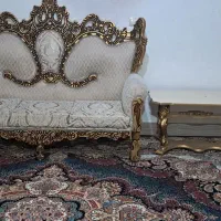 مبل سلطنتی هفت نفره معاوضه با موتور|مبلمان خانگی و میز عسلی|شیراز, ابیوردی|دیوار