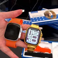 ساعت هوشمند بند استیل طلایی|ساعت|اردبیل, |دیوار