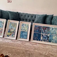 تابلو لته ای کهکشان|تابلو، نقاشی، عکس|نجف‌آباد, حومه نجف آباد|دیوار