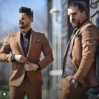 کت شلوار ترک مارک گیتانو نو سایز ۴۶ دو چاک اندامی