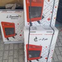 بخاری بدون دود کش جنرال قرمز مشکی عکس سوم بنفش