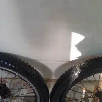 دوعدد رینگ و لاستیک سایز ۲۰|دوچرخه، اسکیت، اسکوتر|کارون, |دیوار