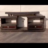 زیر تلویزیون دو عدد با جا کفشی|جاکفشی، کمد، دراور|خزل, |دیوار