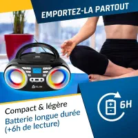 دستگاه پخش CD و موزیک و رادیو با بلوتوث و USB|پخشکننده همراه|تهران, آسمان|دیوار