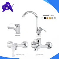 ست شیرآلات مارگاریت مدل لاله کروم (استور امیر)