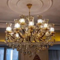 لوستر تالاری لاله، ایستاده و رومیزی کنارسالنی مجلل|لوستر و چراغ آویز|تهران, فرمانیه|دیوار