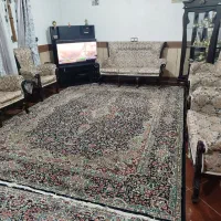 فروش مبل۱۰نفره،میز غذاخوری۶نفره چوب،میزtv،بوفه|میز و صندلی غذاخوری|بم, |دیوار
