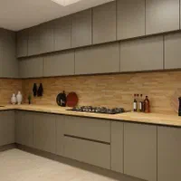 کابینت آشپزخانه رنگ چوب(کد۱۳۹۲)|مصالح و تجهیزات ساختمان|رشت, حمیدیان|دیوار