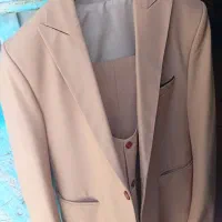 یک دست کت وشلوار نو سایز ۴۶|لباس|دیشموک, |دیوار