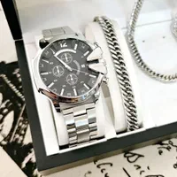 ست دستبند، گردنبند، ساعت مدلSilvar/نقره‌ای بی‌نظیر|بدلیجات|بروجرد, |دیوار