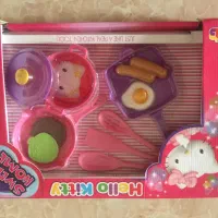 اسباب بازی دخترانه ظرف غذا خارجی با جعبه نو آکبند