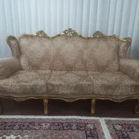 مبل سلطنتی۹نفره دسته متکایی با جلومبلی|مبلمان خانگی و میز عسلی|خوی, |دیوار