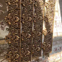 کتیبه پرده طلایی ۶متر|پرده، رانر، رومیزی|الیگودرز, |دیوار