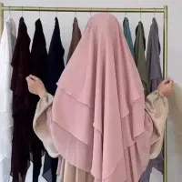 خمار مثلثی شالدار