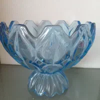 میوه خوری قدیمی کریستال چک چشم گاوی  قدمت ۶۰ ساله