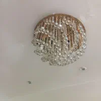 لوستر کریستالی سقفی مدرن وپرنور