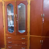 کمد ۳ تیکه چوبی تمیز  قیمت ۱۰ میلیون