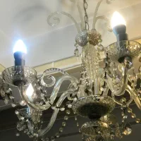 لوستر کریستالی|لوستر و چراغ آویز|تهران, هروی|دیوار