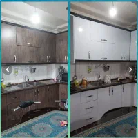 بر چسب کابینت با هزینه نصب متری ۴۵۰ هزار تومن
