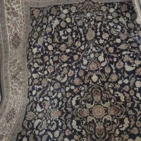 جفت ۹ متری سورمه ای دست باف گونه