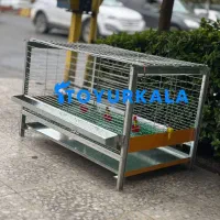 *برا%اکبرجوجه با قفس جوجه + قفس مرغ گوشی