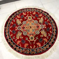 دو عدد فرش گرد کبیر یزد