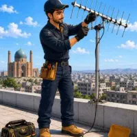 نصب انواع آنتن/گیرنده/نصاب فوق حرفه ای/آبسرددماوند