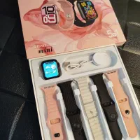 اپل واچ دخترانه سری 10 با 5 بند اضافه مدل X50 Mini|ساعت|کرج, شهرک بهداری|دیوار